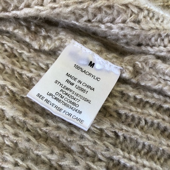 PINK REPUBLIC chunky knit sweater M - Picture 3 of 8